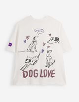 T-Shirt - Tiermotiv - Off-White