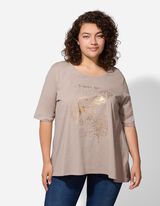 T-Shirt - Print - beige