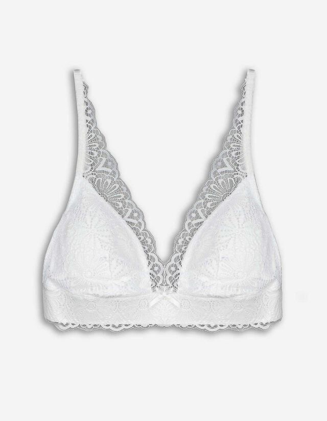Bustier - Uitneembare cups - wit