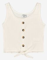 Mädchen Crop Top - Knotendetail 
