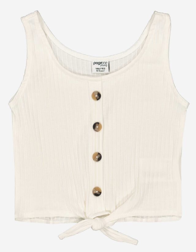 Mädchen Crop Top - Knotendetail 