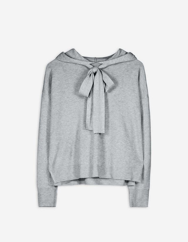 Hoodie - Viscosemix - grijs