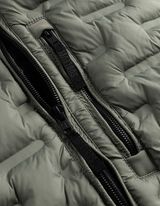 Gilet - Geometrisch motief - donkergroen