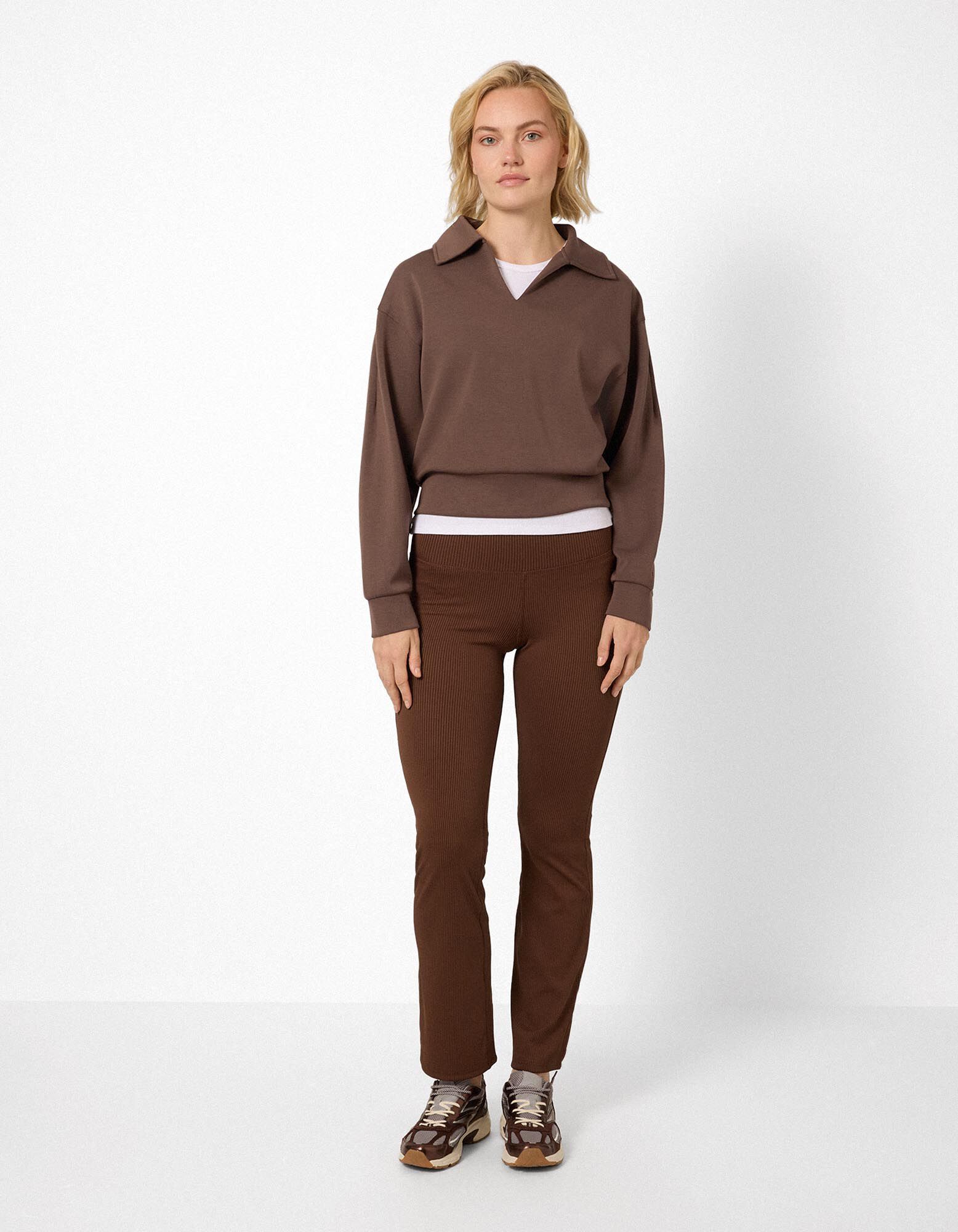 Pullover - Scuba - Dunkelbraun