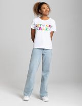 T-s&auml;rk - litritega kaunistus - valge