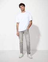 Farmernadr&aacute;g - Egyenes fazon - vilagos szurke