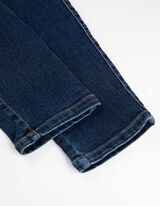 Džinsai - Prigludę - tamsiai melynas