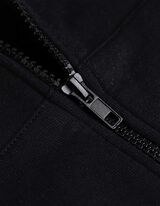 Felpa aperta - Oversized Fit - nero