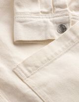 Hemdjacke - einfarbig - wei&szlig;