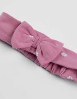 Set od majice dugih rukava i helanki - Šareni print - roze