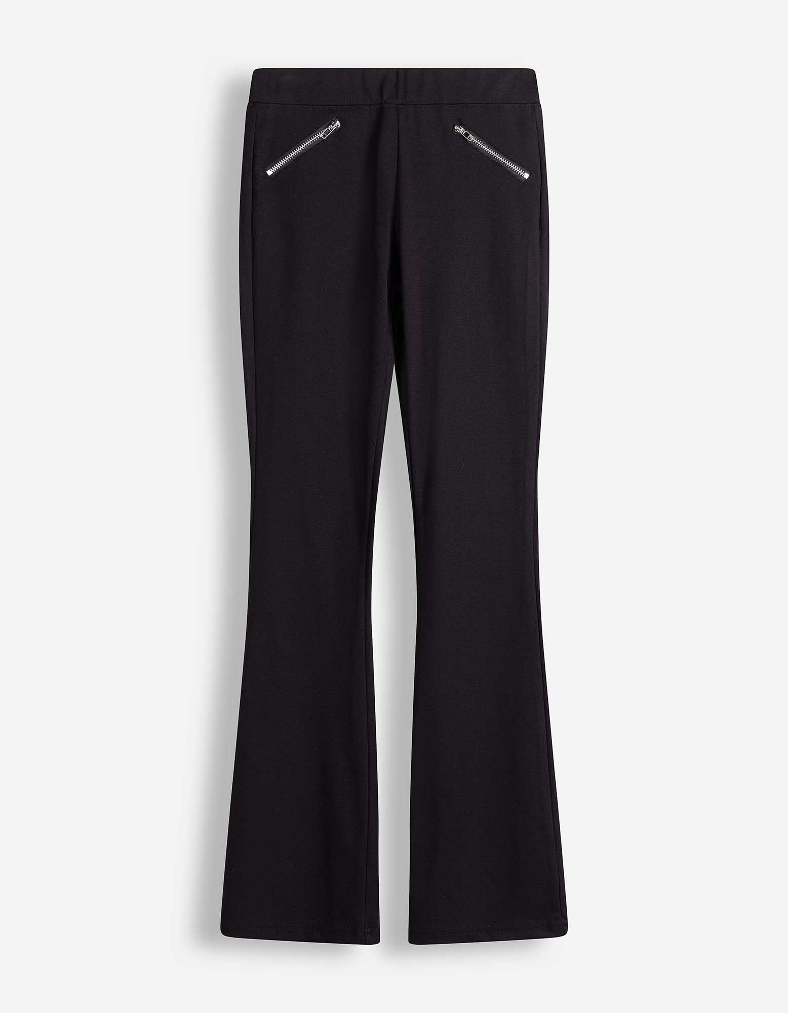 Leggings - Weites Bein - Schwarz