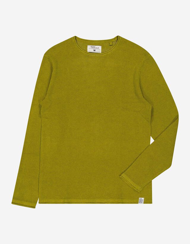 Pullover - Estremità arrotolate - verde