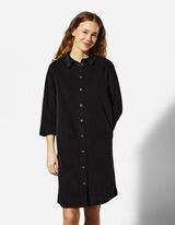 Kleid - Cord - schwarz