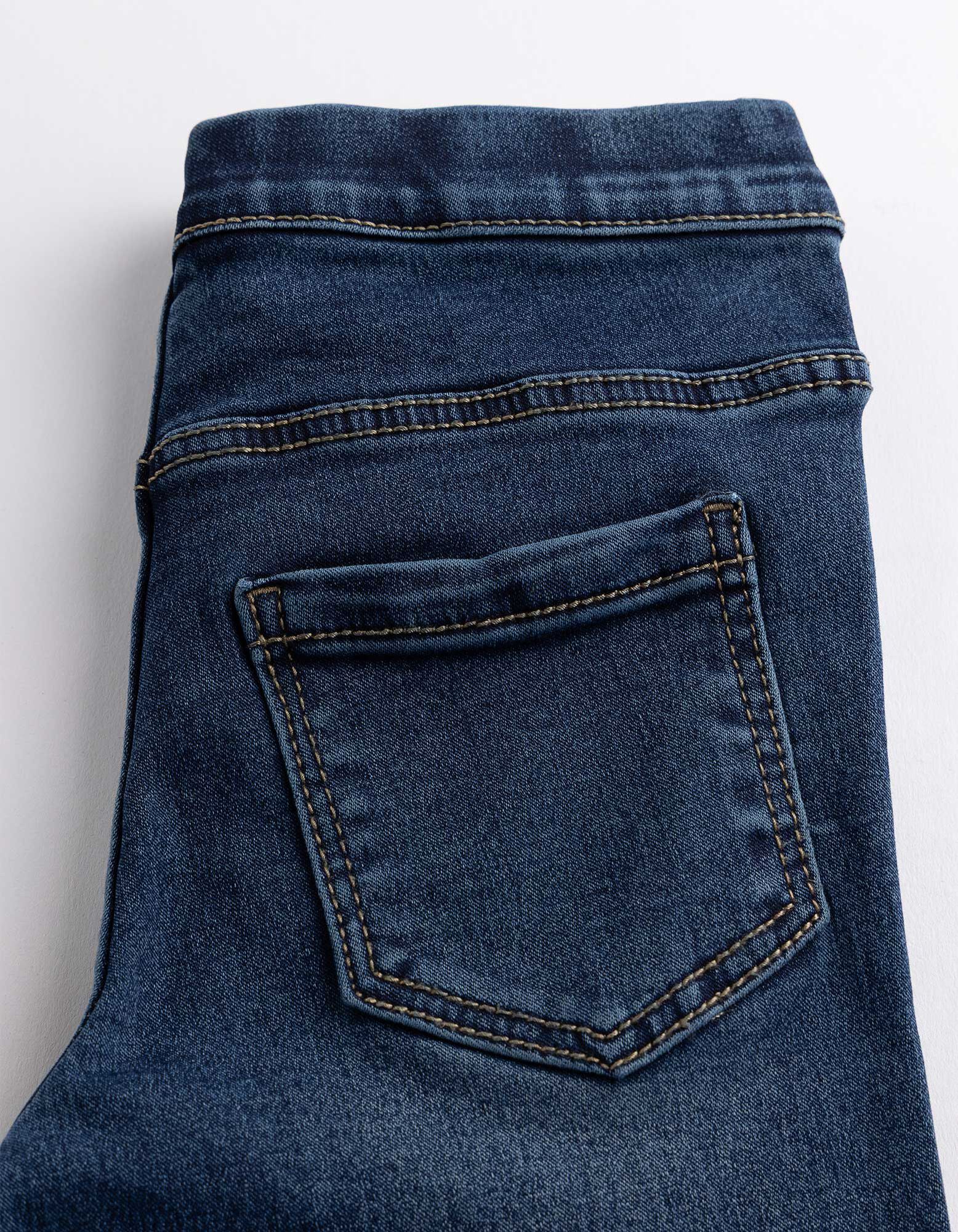 Jeans - Borduursels - Donkerblauw