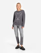 Jeans - Girlfriend Fit - Gri