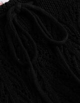 Strickshorts - Strick - Schwarz