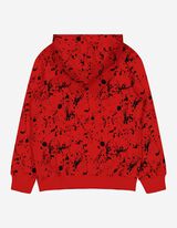 Mikina s kapucňou - Spiderman - cervena