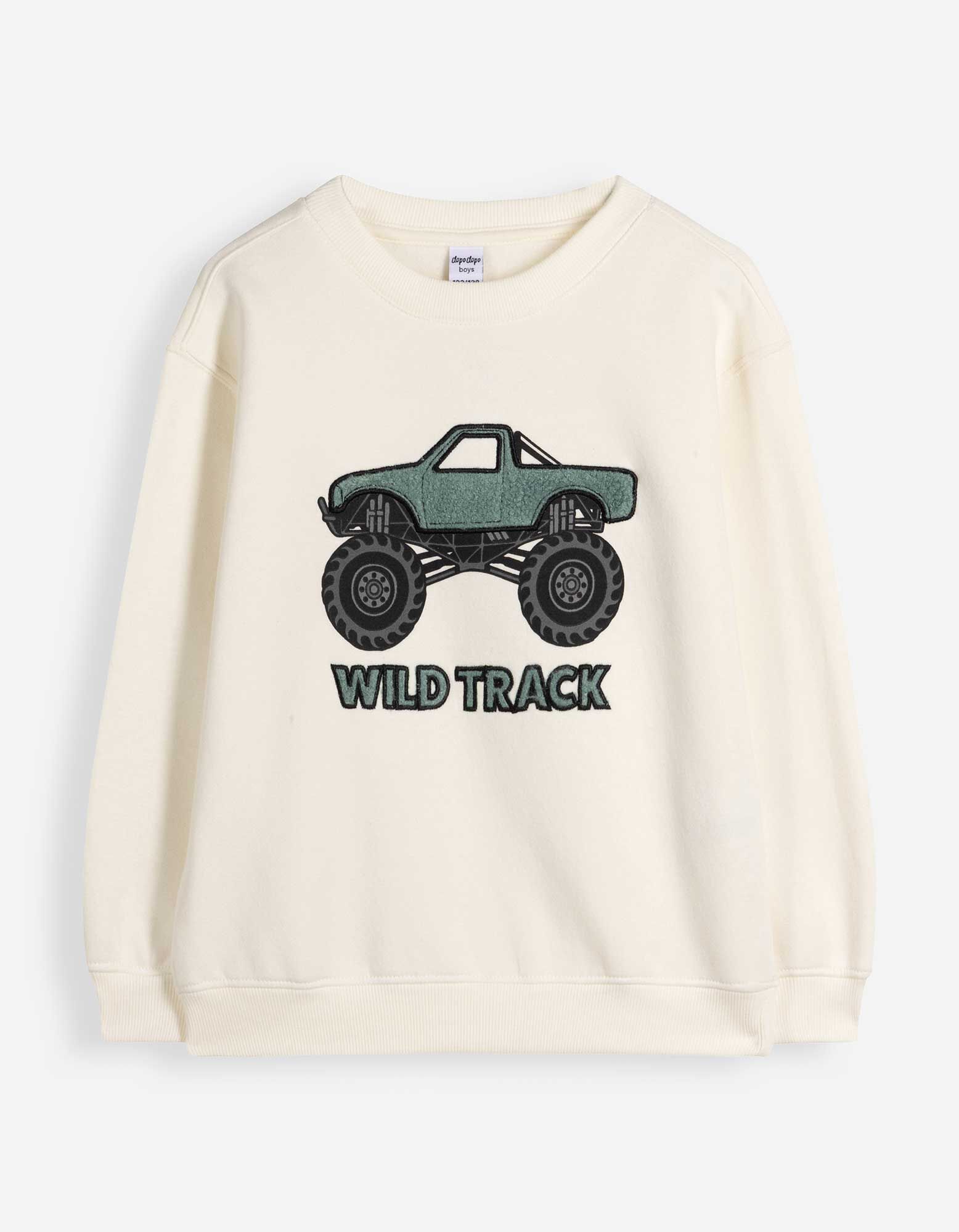 Sweatshirt - Print - Off-White