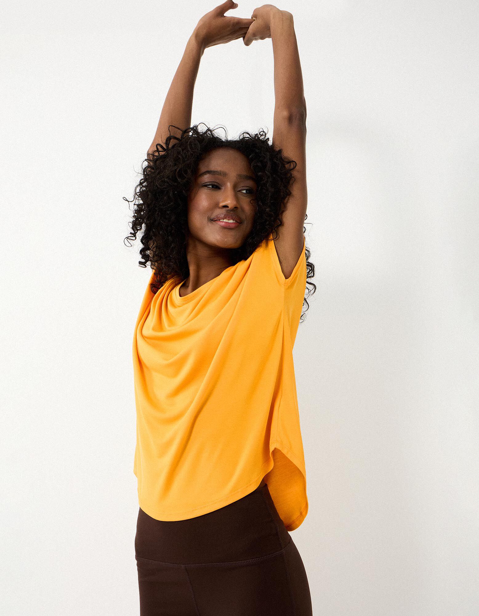 T-shirt - Ademend - Oranje