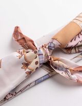 Haarschmuck - Florales Muster - Braun
