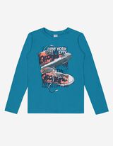 Jungen Langarmshirt - Print 