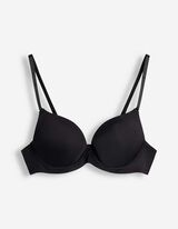 T-shirt-bh - microvezel - zwart