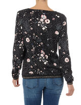 Damen Shirt mit floralem Muster&nbsp;