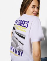 T-Shirt - R&uuml;ckenprint - wei&szlig;