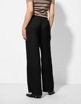 Broek - Wide leg - zwart