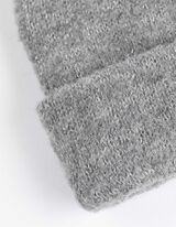 Čepice - lurex - seda