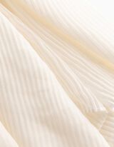 Tuch - Plissee - wei&szlig;