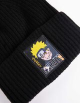 Gebreide muts - Naruto - zwart