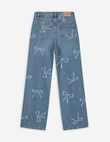 Jeans - Stampa laser - blu