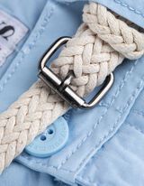 Shorts - Ziernähte - hellblau