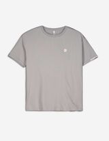 T-shirt - Maniche con risvolti fissi - grigio