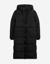 Steppmantel - Wasserabweisend - schwarz