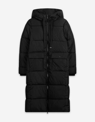 Steppmantel - Wasserabweisend - schwarz