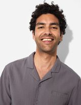 koszula - Seersucker - bez