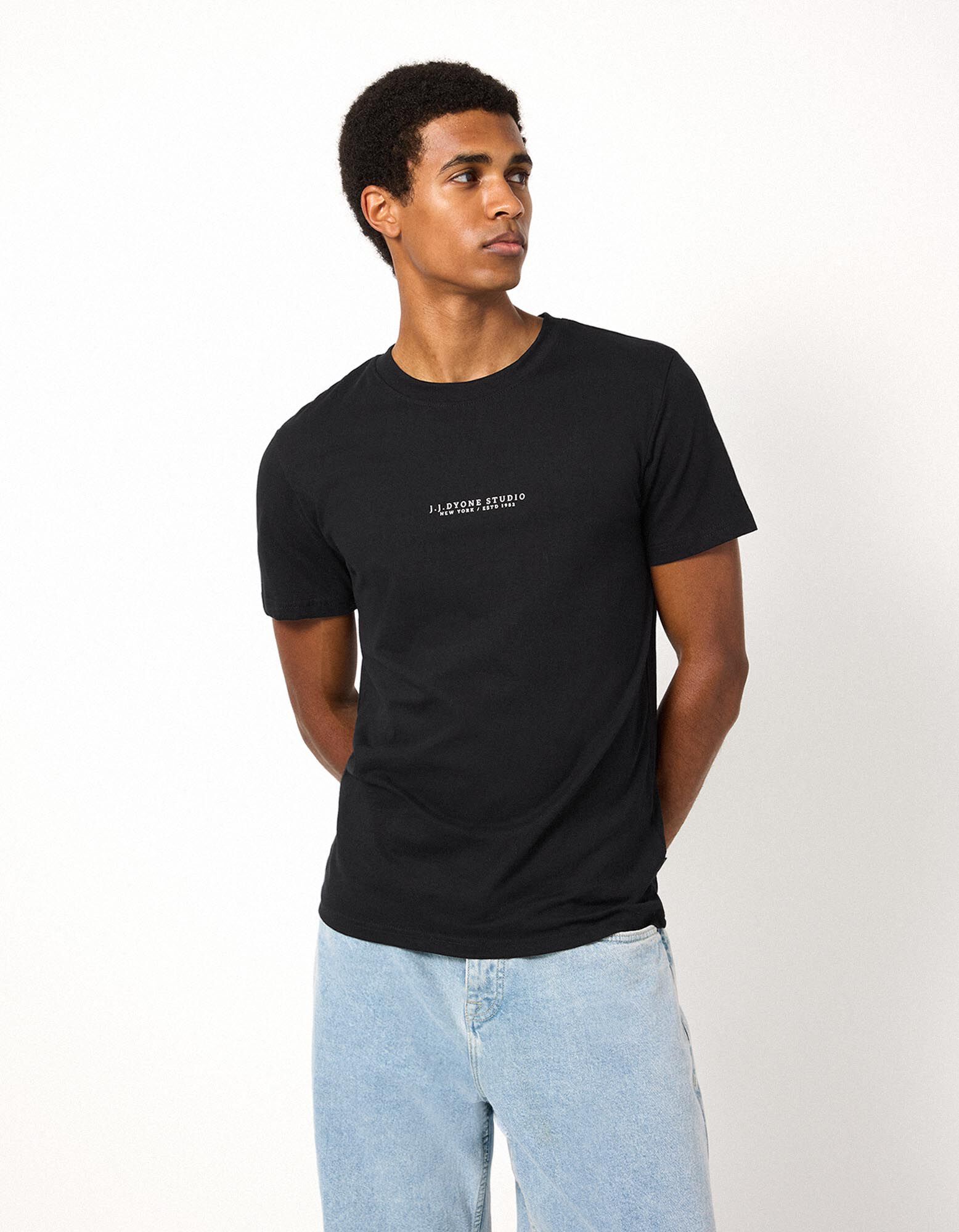 T-shirt - Tinta unita - Nero