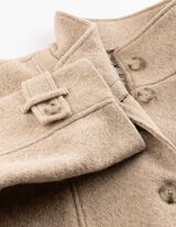 Jacke - Oversized Fit - Beige