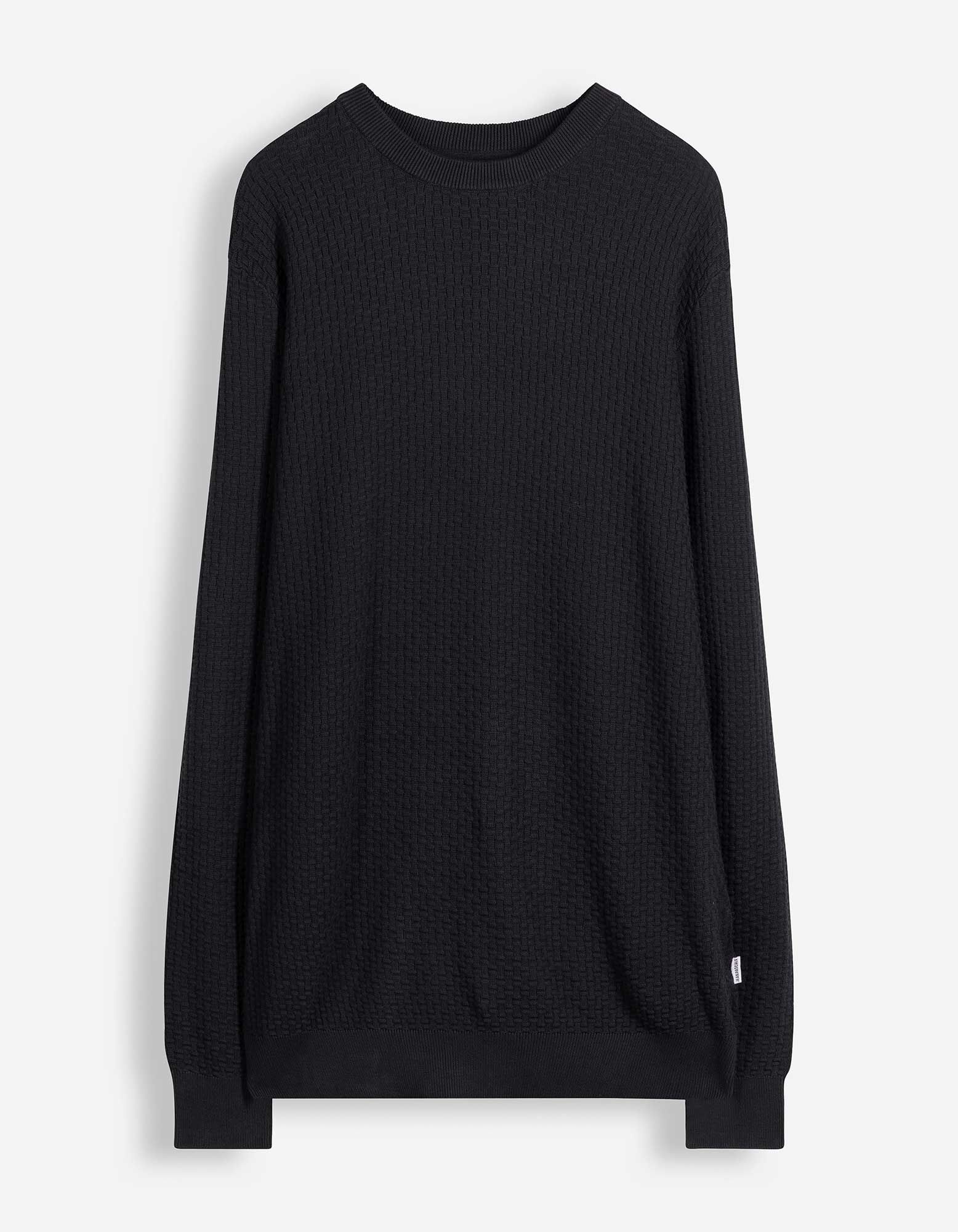 Pullover - mit Struktur - Dunkelgr&uuml;n