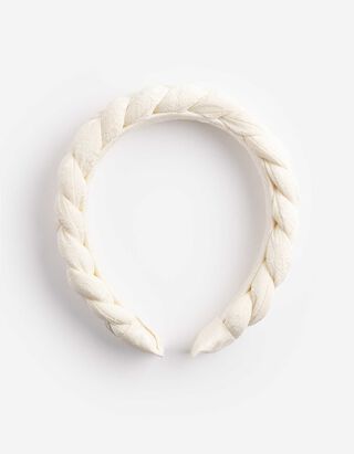 Ozdoba do vlasů  - Jednobarevn&eacute; - b&iacute;l&aacute;