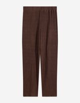 Set t-shirt en broek - Plissee - bruin