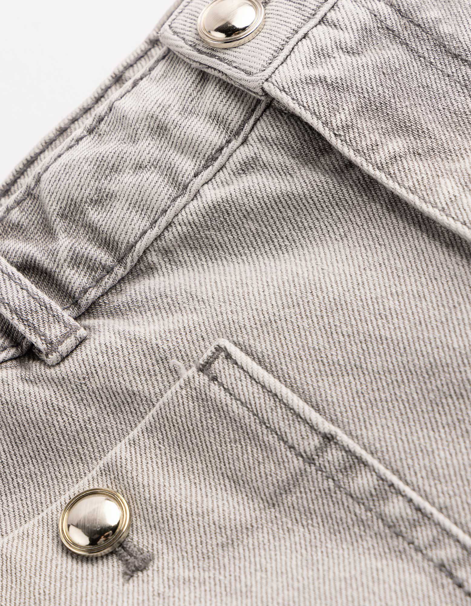 Jeans - Wide Fit - Grau