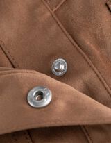 švarkas -marškiniai - Dirbtinė zomša - rudas