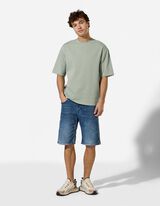 T-Shirt - Oversized Fit - Petrol