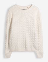 Pullover - Zopfstrick - Off-White