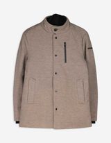 Mantel - Wol look - bruin