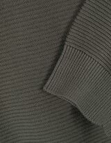 Pulovr - Žebrování - tmave zelena