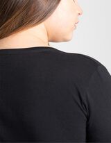 Mar&scaron;kinėliai ilgomis rankovėmis - Reguliuojamas rankovių ilgis - juodas